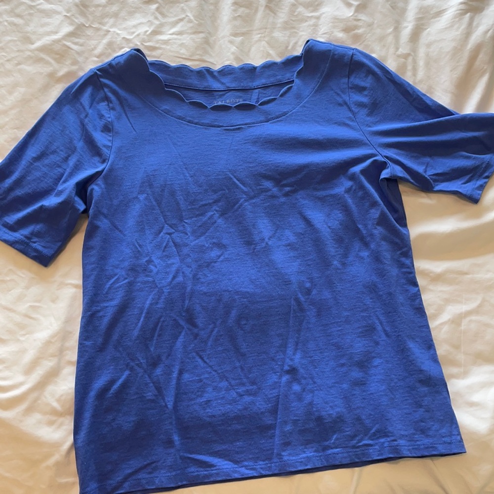 Scalloped blouse